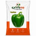 Extreme F1 Hybrid Capsicum Seeds 1 GM (1000 MG) | Green Capsicum Vegetable Seeds for Home Garden, Kitchen Garden, Terrace Garden & Outdoor Farming