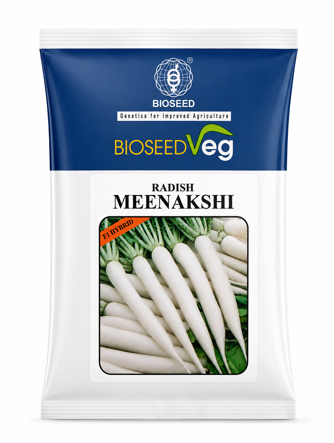 Bioseed F1 Hybrid Meenakshi Long Radish Seeds
