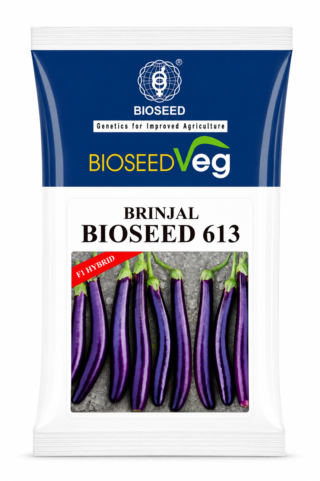 Bioseed Veg F1 Hybrid  Bioseed 613 Long Brinjal Seeds (BENGAN)
