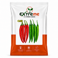 Extreme F1 Hybrid Chilli (Mirchi) Seeds 1g (1000mg) | Good Germination Vegetable Seeds for Kitchen Garden, Home Garden & Farm | Green & Red Chilli Seeds