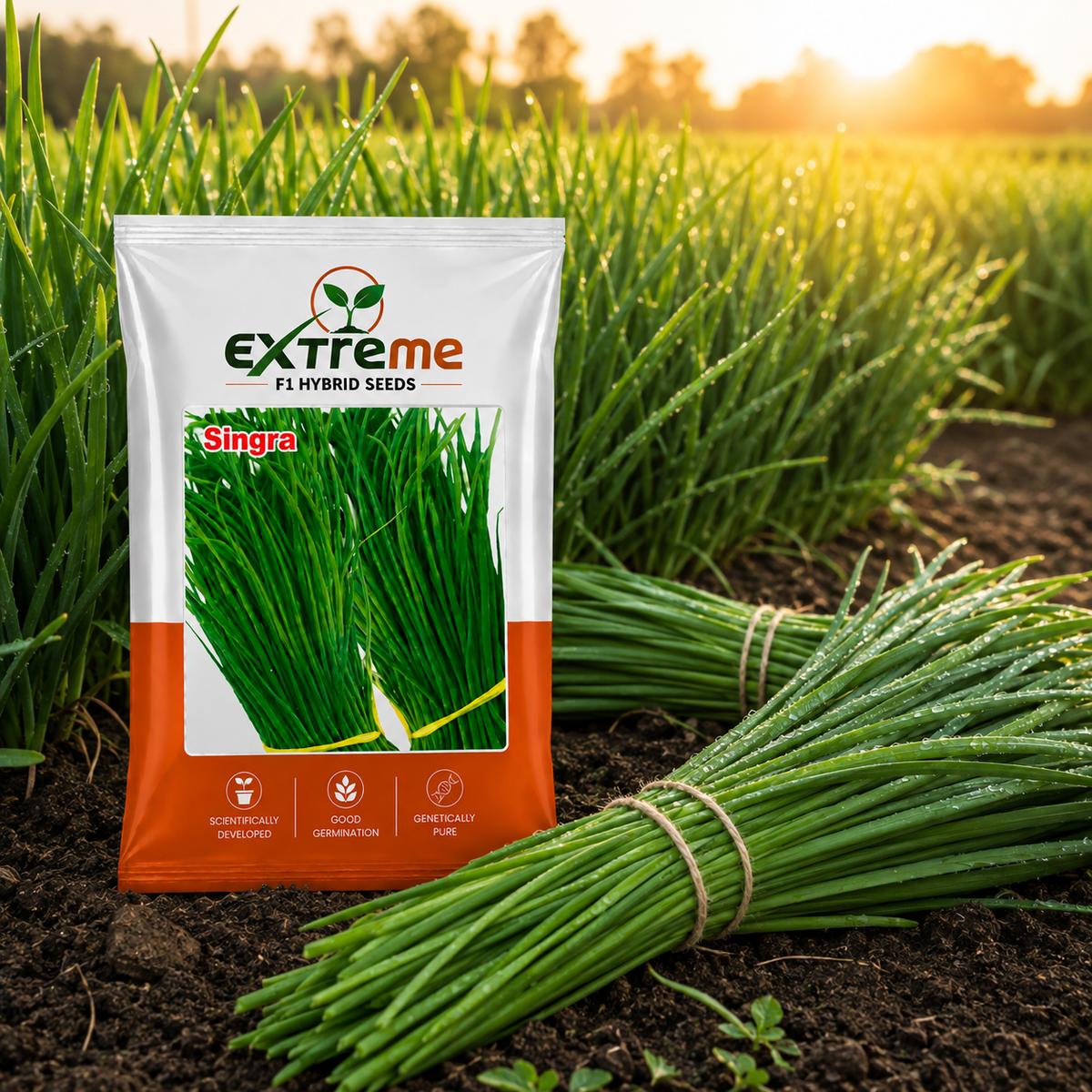 Extreme F1 Hybrid Singra Seeds 10g | Green Leafy Vegetable Seeds | Singra Beej for Kitchen Garden, Home Garden, Terrace Garden & Farm