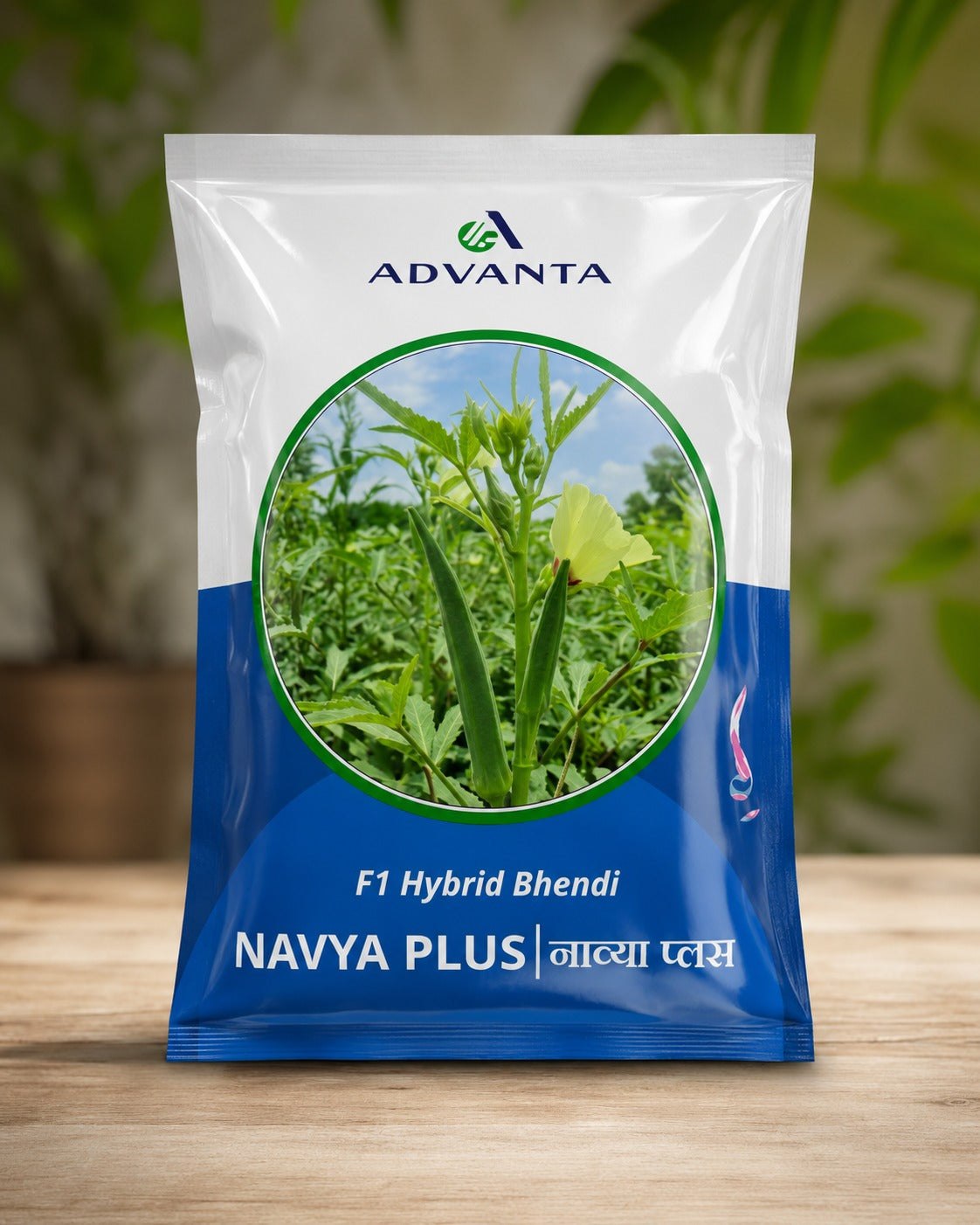 Advanta F1 Hybrid Okra Seeds Navya Plus (Bhindi) 250GM