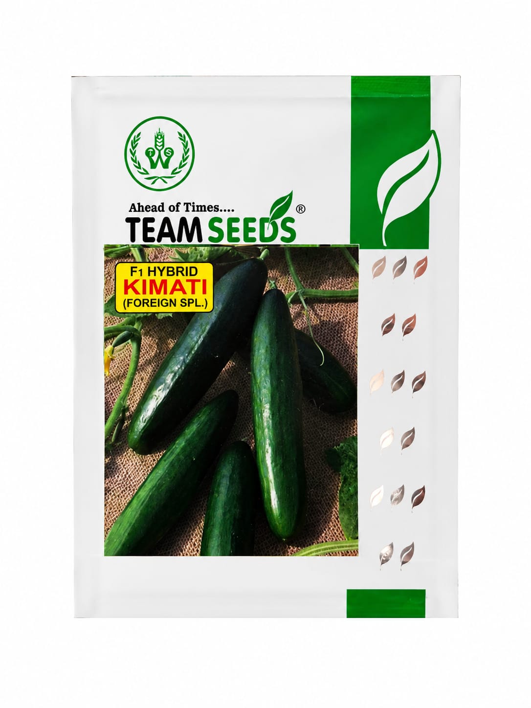 Team Seed Kimati F1 Hybrid Cucumber Seeds (kheera)