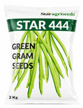 Star 444 Moong Seeds - Green Gram Seeds, High Yield Protein Rich Moong Variety