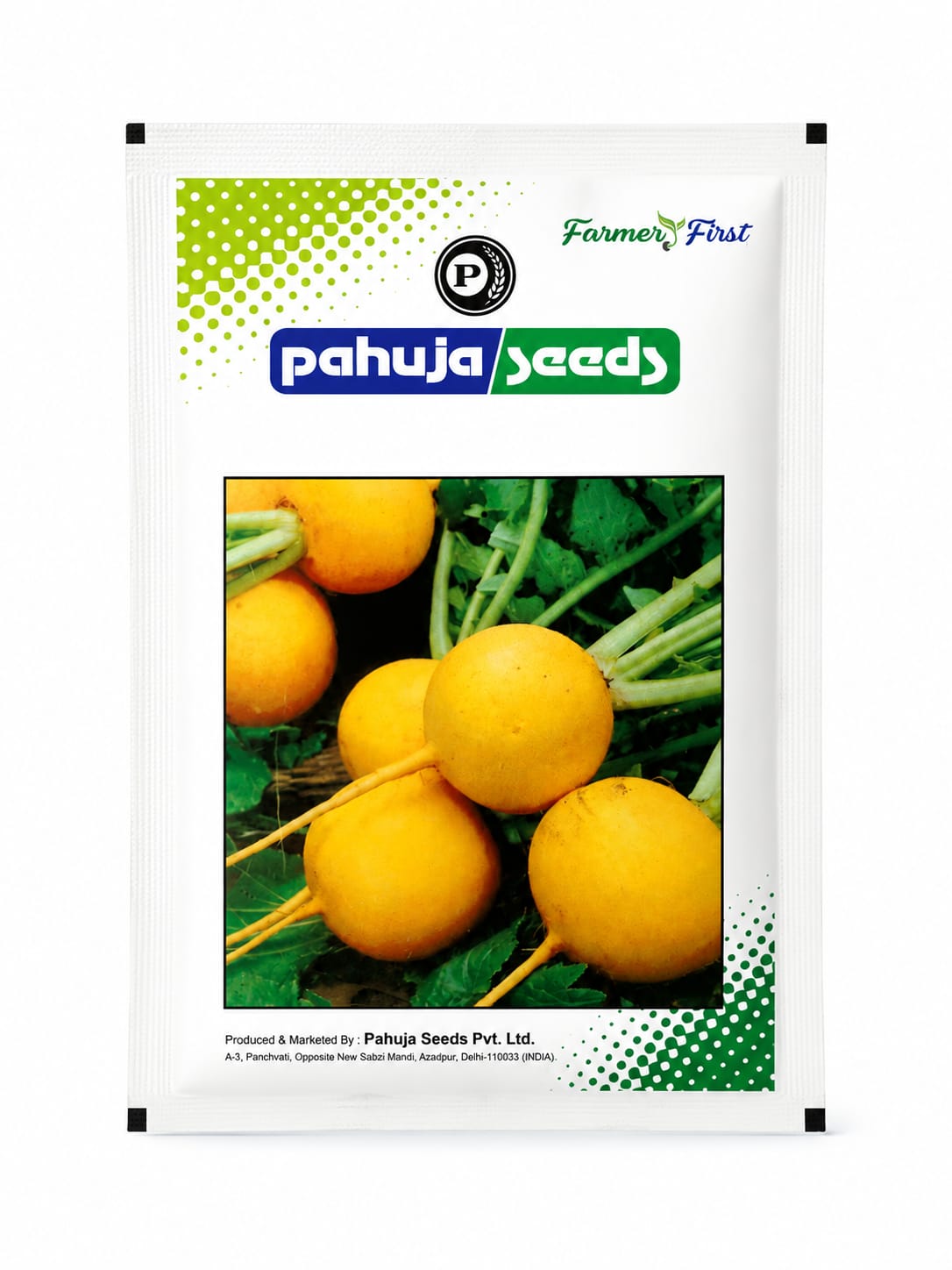 PAHUJA SEEDS F1 Hybrid Yellow Turnip Seeds for outdoor (Peela Shalgam)