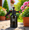 HERMS Premium 2L Hand Pressure Garden Sprayer BLACK Pump | Adjustable Nozzle for Plant Watering, Fertilizers & Pesticide Spraying